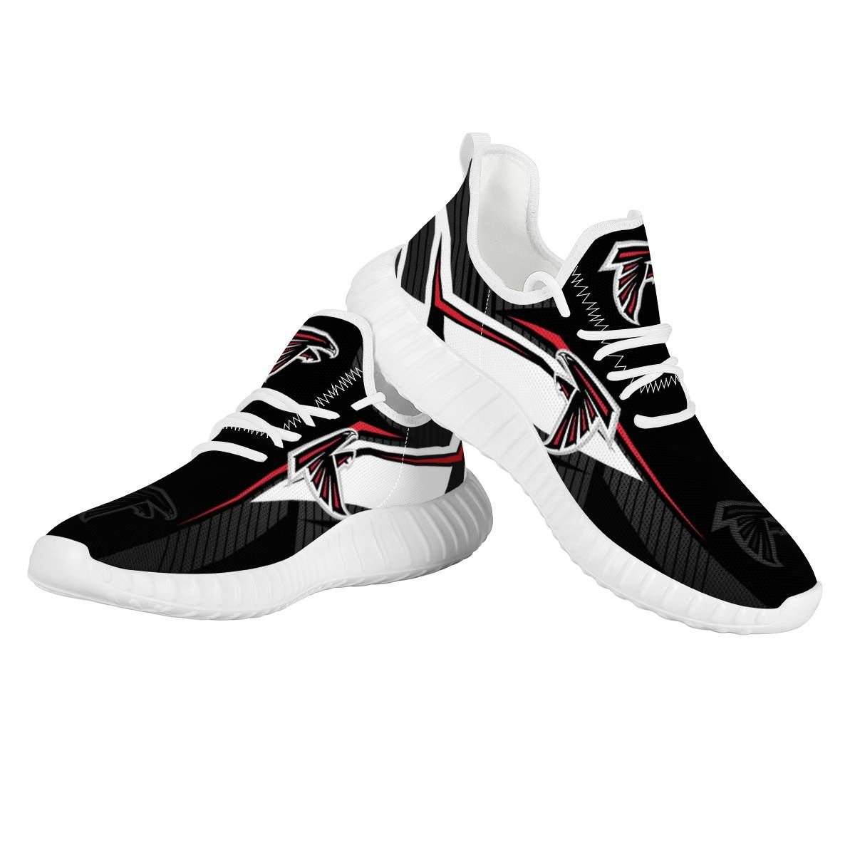 Women's Atlanta Falcons Mesh Knit Sneakers/Shoes 004